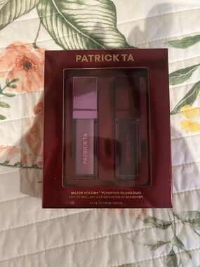 Patrick Ta Lip Gloss Duo — Dusty Pink & Deep Berry
